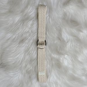 Belt Size Small Natural Woven Cotton Cord Macrame Everyday Casual Basic Spring